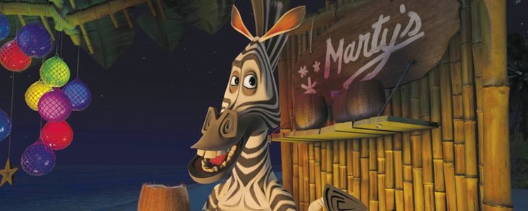 La cebra Marty en la película 'Madagascar'