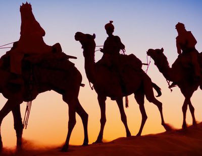 Las tres monturas de los Reyes Magos: El elefante, el caballo y el camello